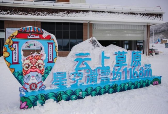 云上草原滑雪4